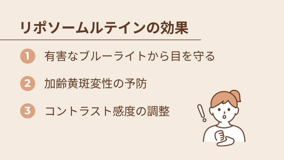 リポソームルテインの効果