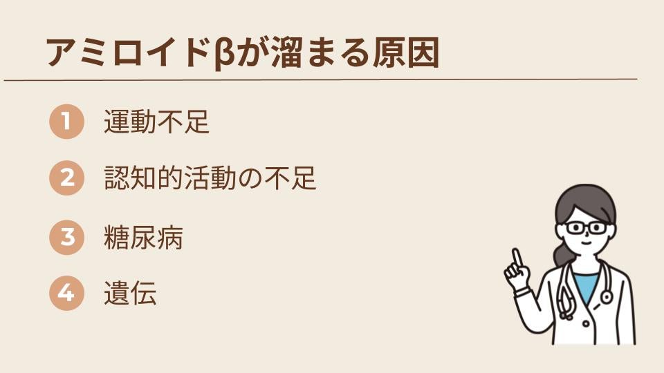 アミロイドβが溜まる原因