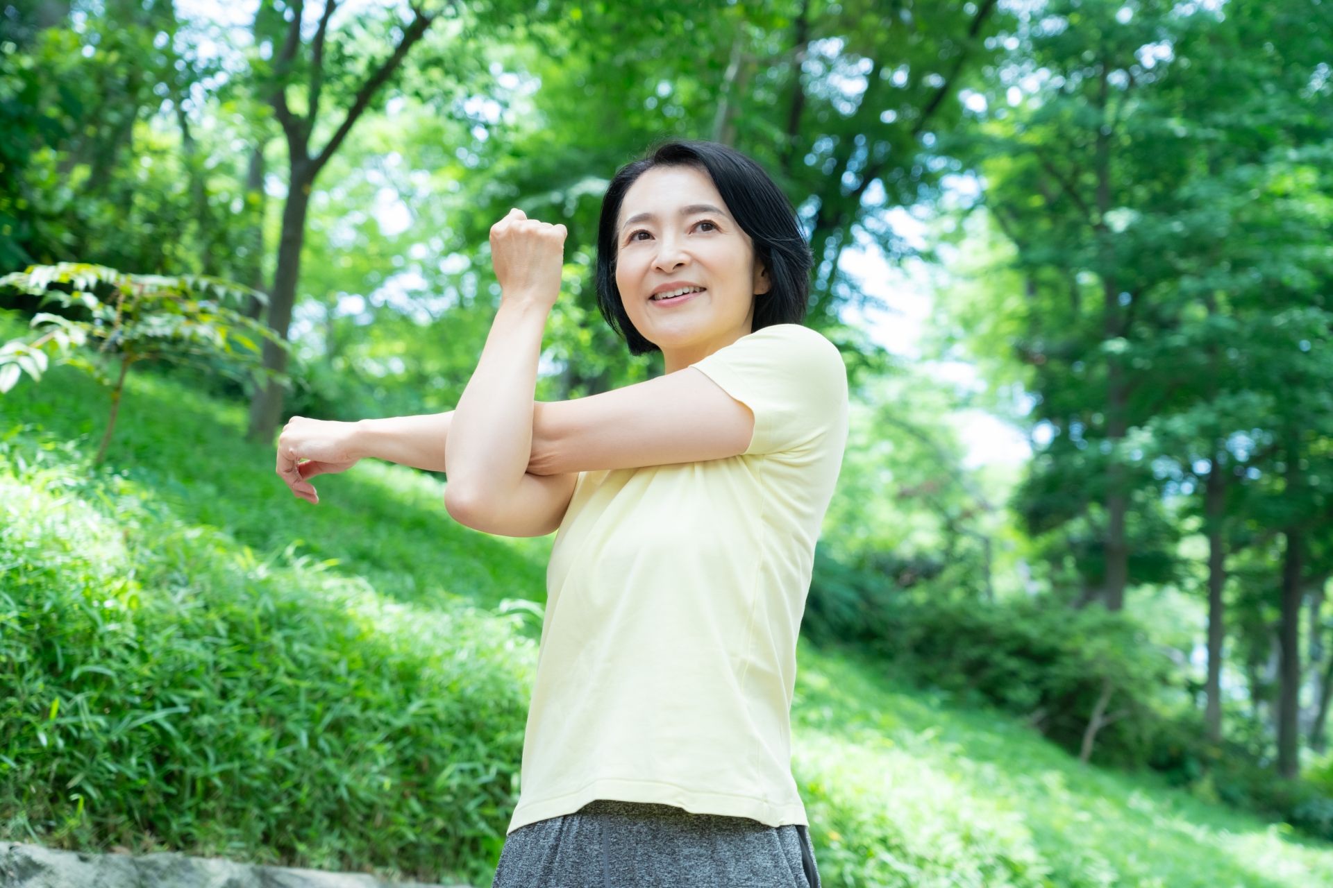 有酸素運動をする