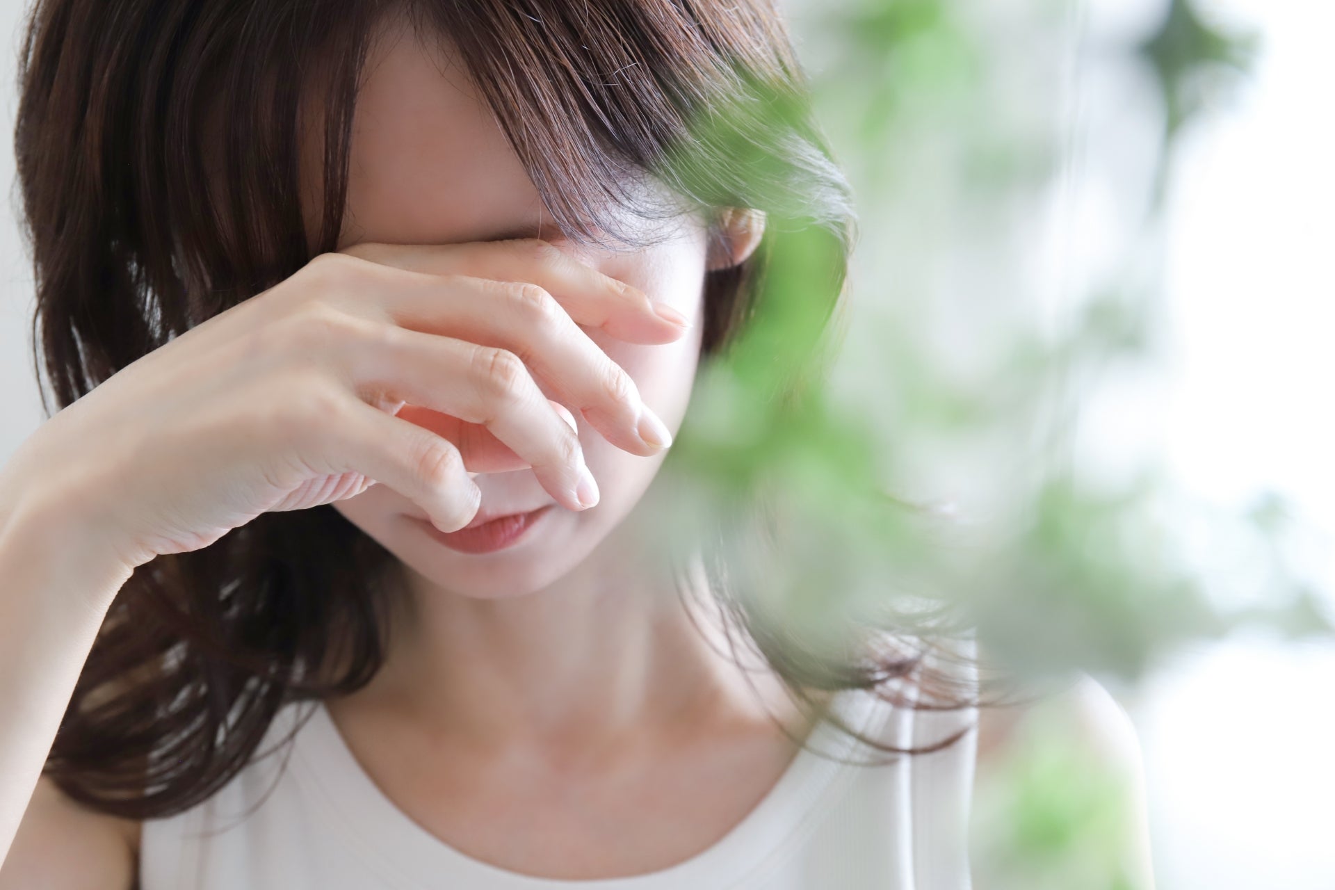 更年期障害で不調がある女性