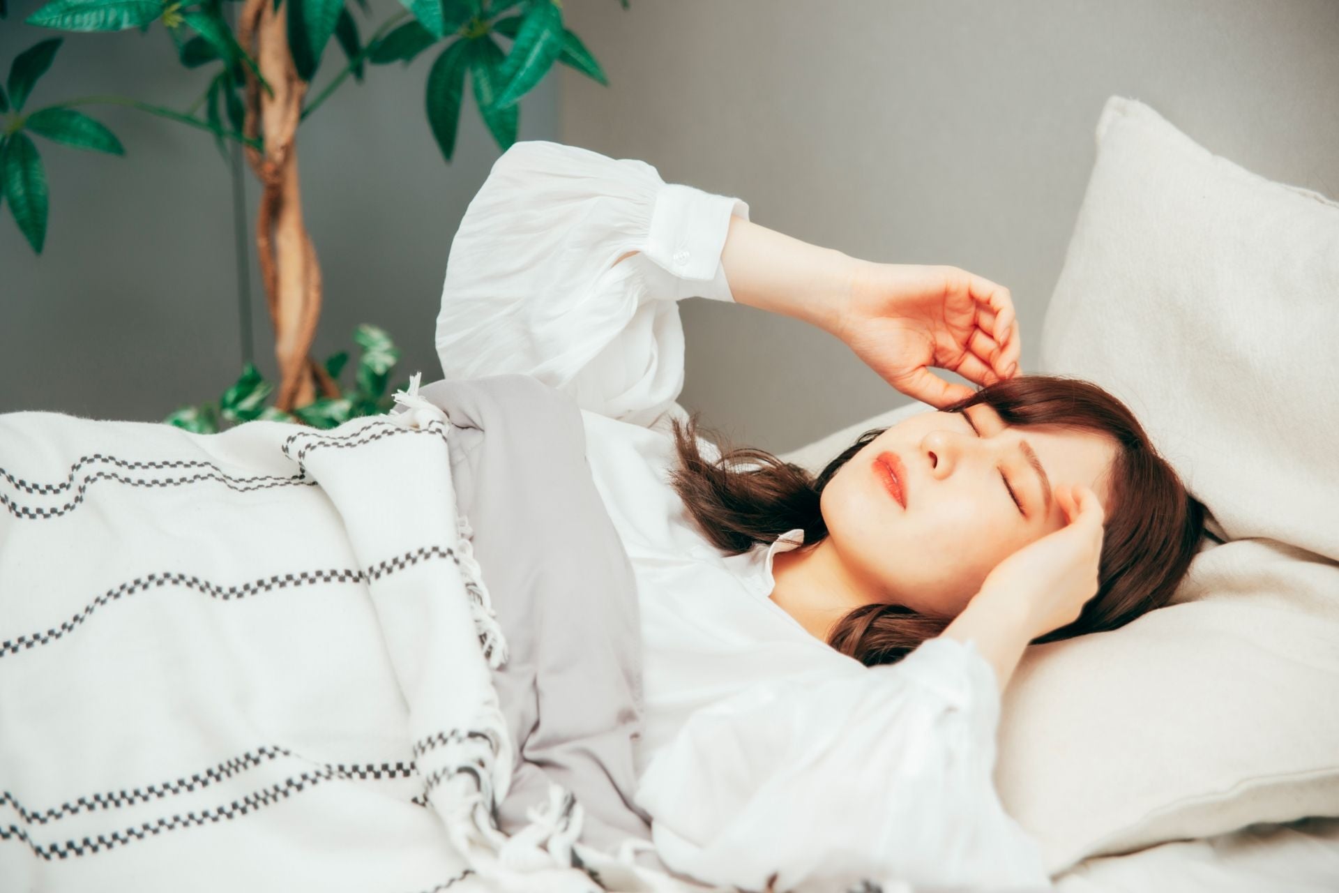 ストレスと睡眠の質低下