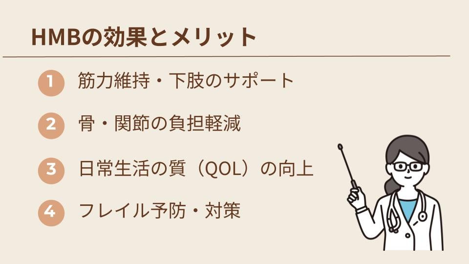 HMBの効果・メリット