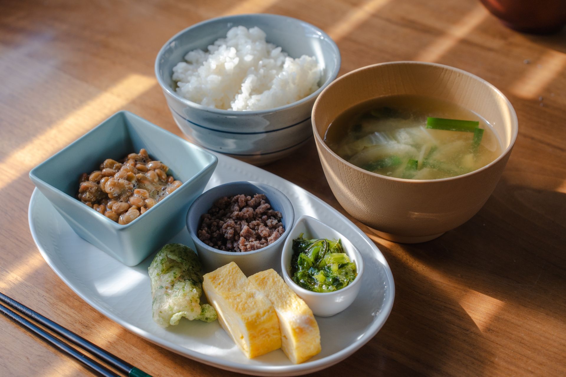 栄養バランスのとれた食事を摂る