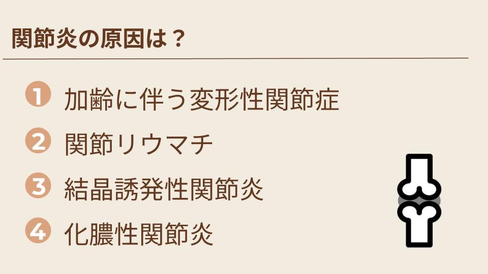 関節炎の原因は