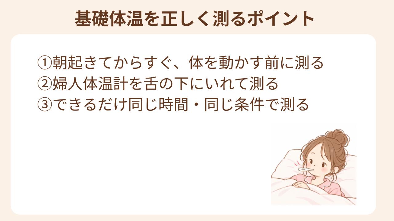 基礎体温は、測定方法やタイミングによって数値が変動しやすいため、正しい方法で測ることが大切
