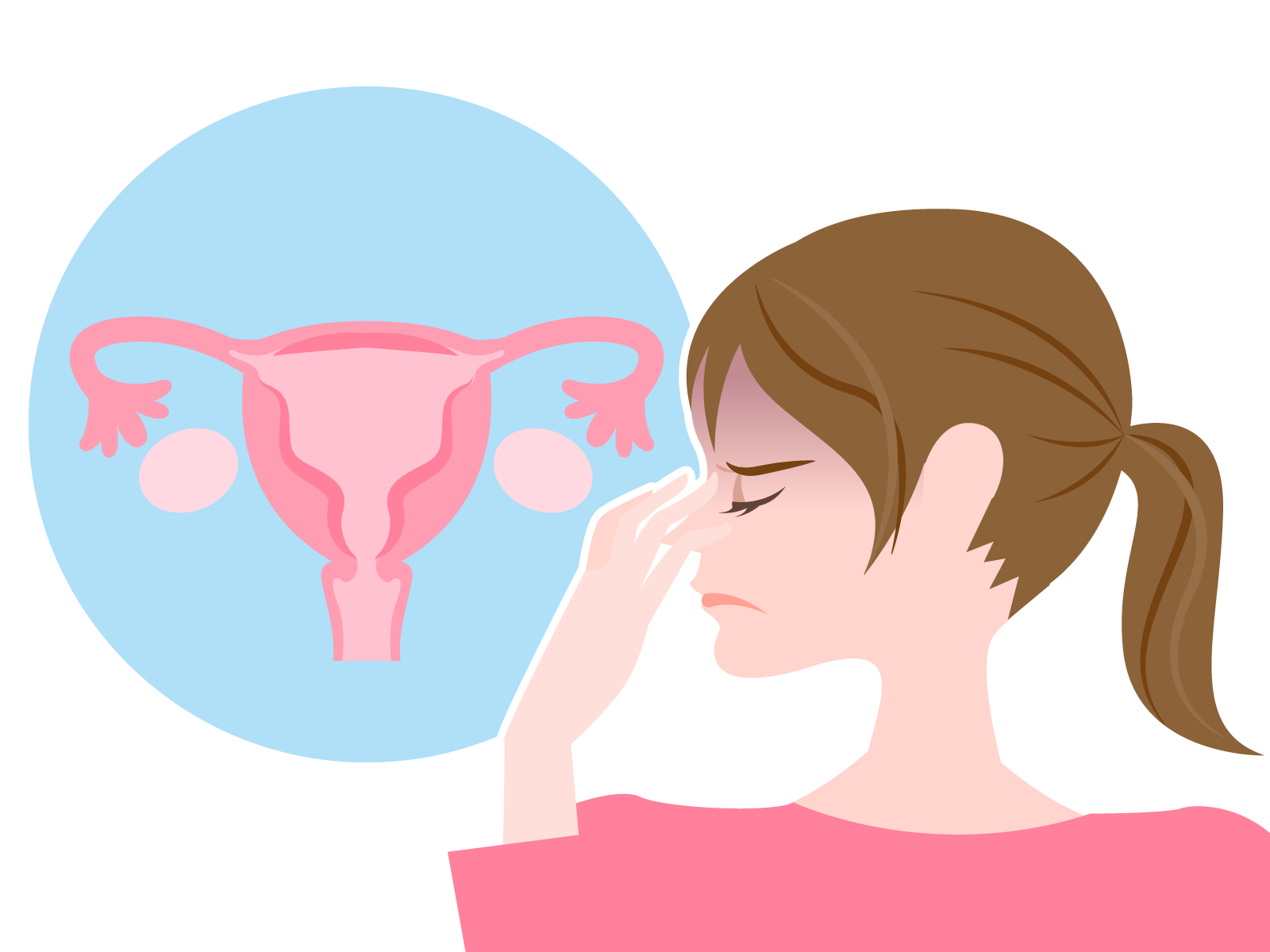排卵前後にはむくみ、眠気、だるさ、イライラ、胸の張り。お腹や下腹部に痛み（排卵痛）などの体の不調を感じることがあります。