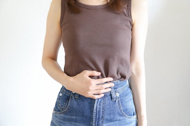 便秘気味のお腹が気になっている人