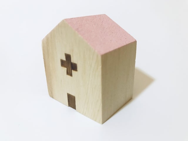 病院をイメージした模型