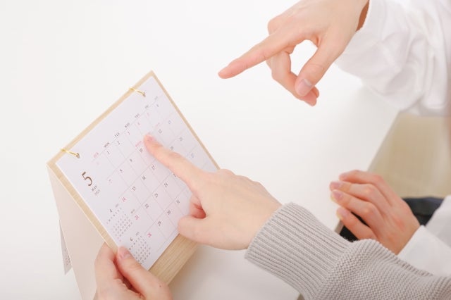 正確な出産予定日は妊娠8~10週頃に決まることが多いです。