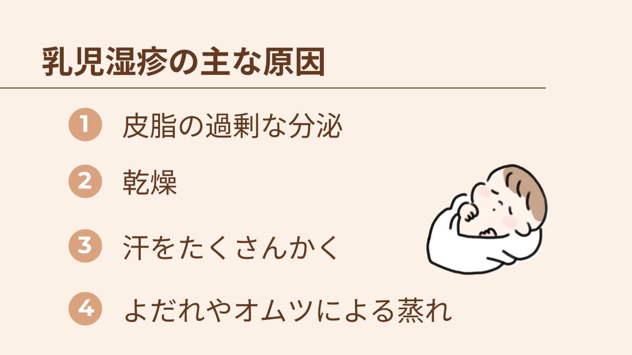 乳児湿疹の主な原因