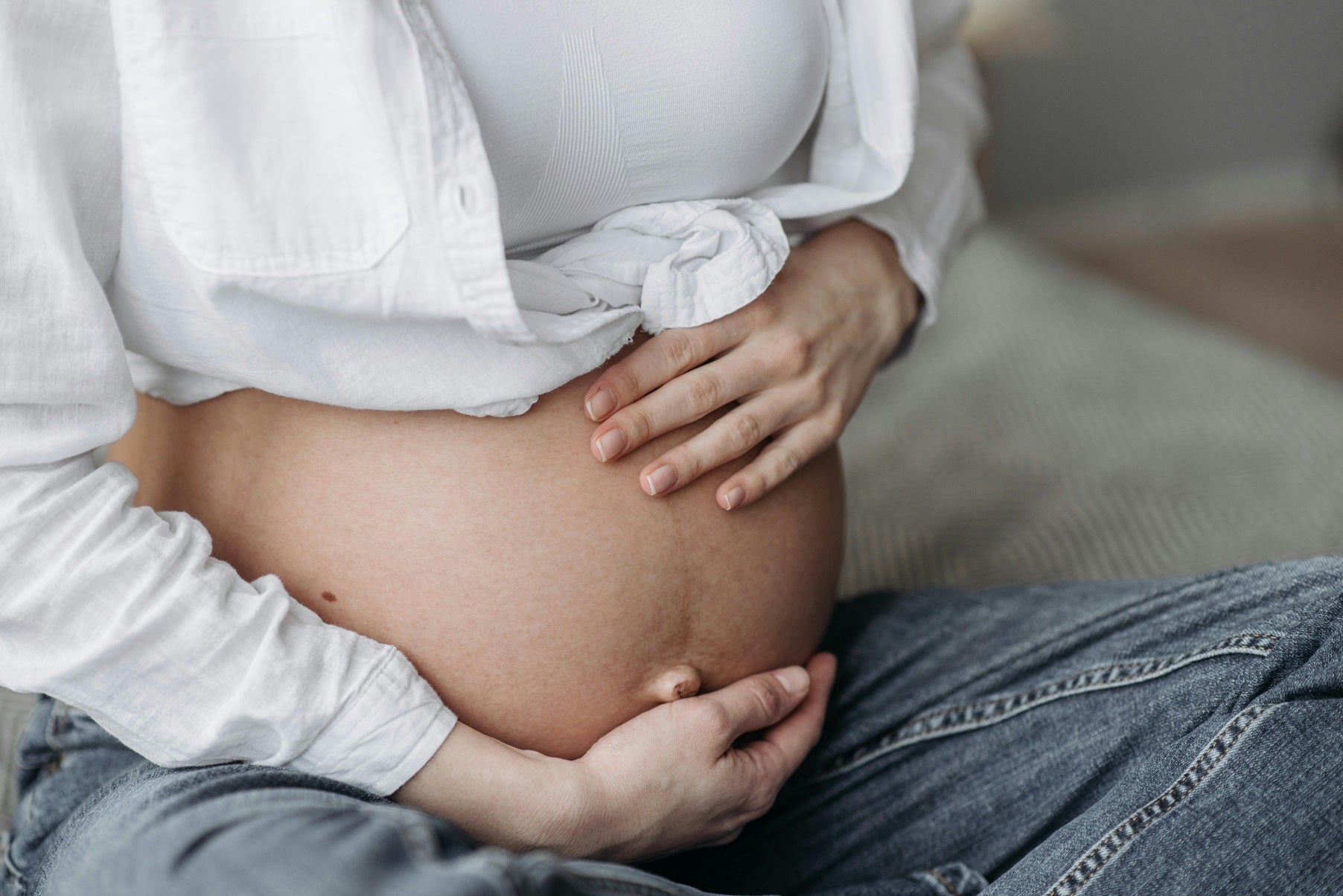 正中線は、妊娠中に起こる体の変化の一部
