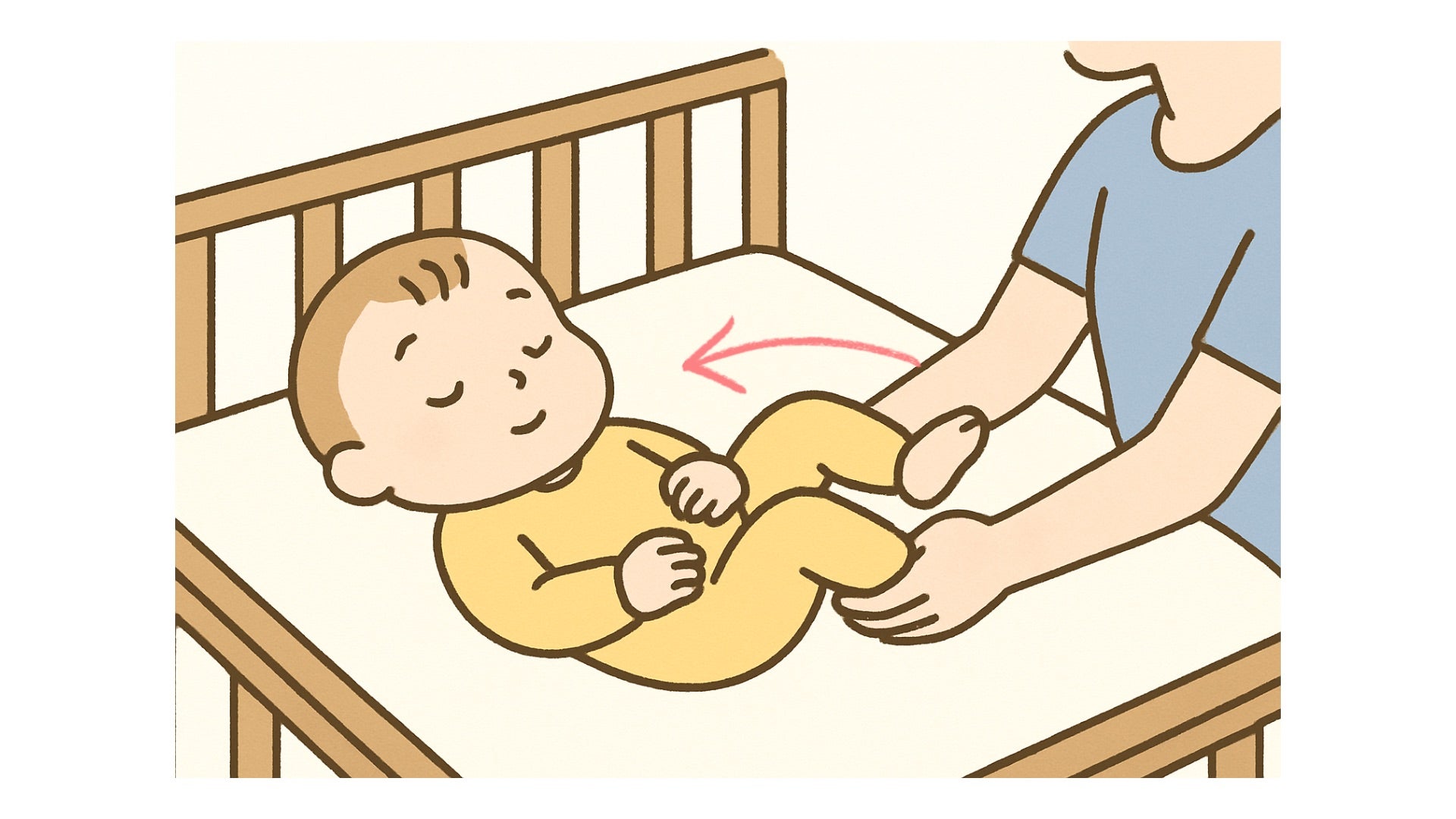 体勢を整えるだけで排便が促されることもあります