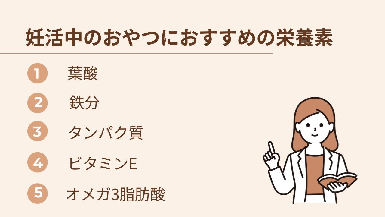 妊活中におすすめの栄養素を5つ紹介します