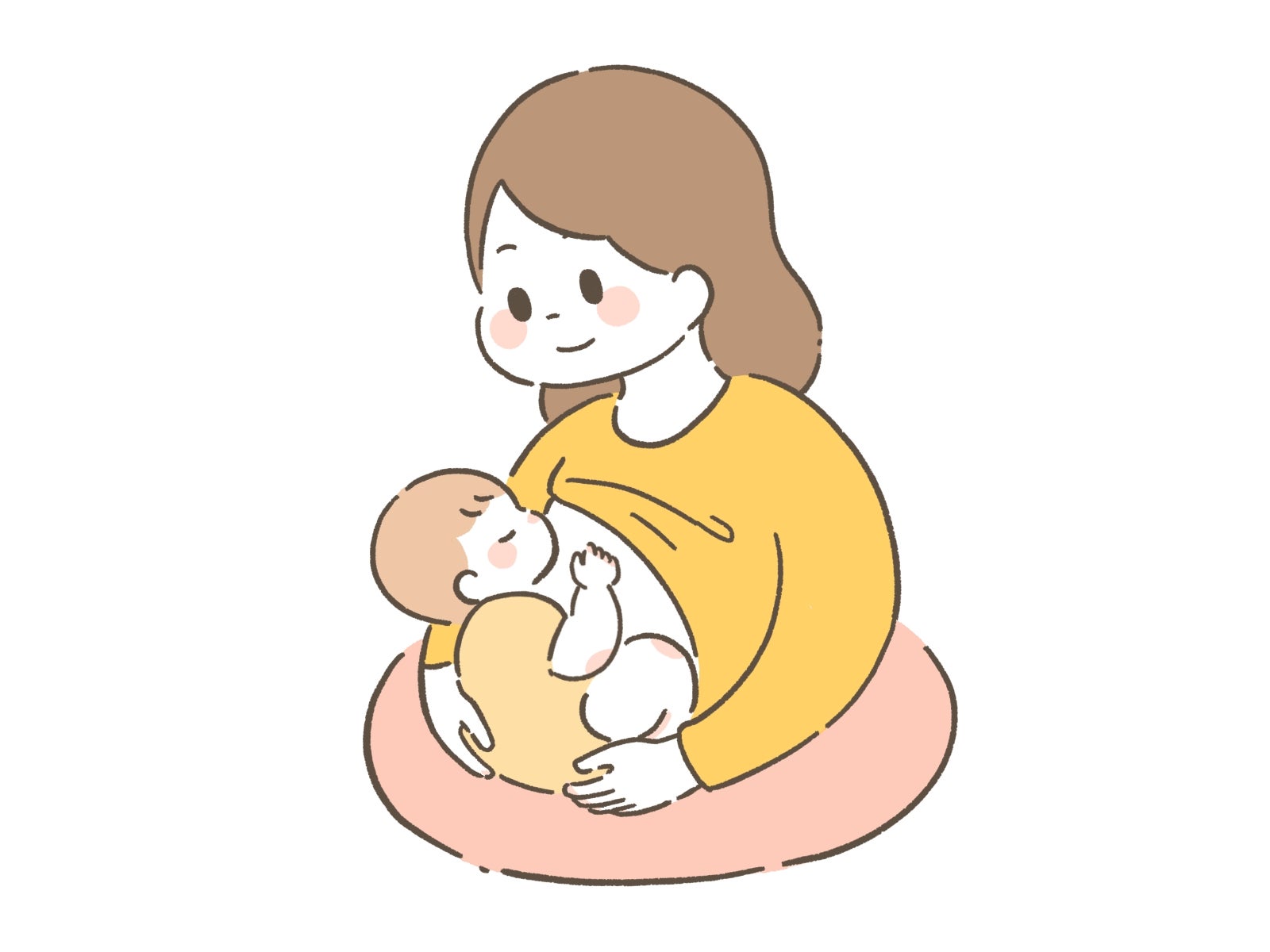 白斑を改善するためのセルフケア2つ目は、赤ちゃんにしっかり吸ってもらうことです。