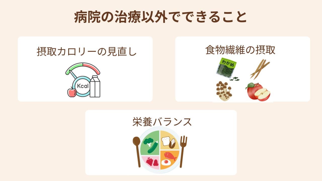 体重管理のための食事の見直し