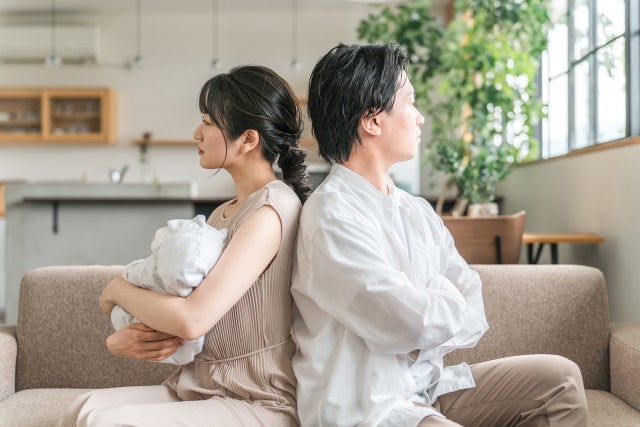 育児中にケンカをする夫婦