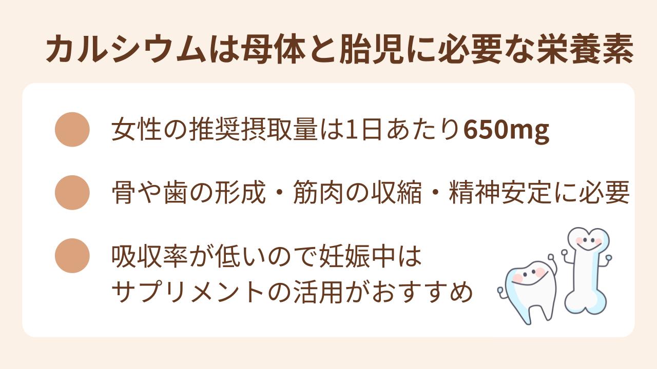 カルシウムは骨や歯の形成だけでなく気持ちの安定にも必要！