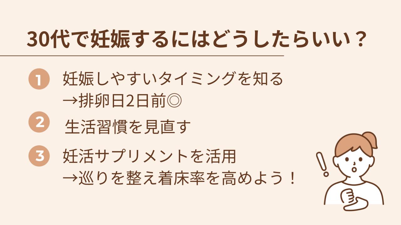妊娠しやすいタイミングがあった！妊活サプリメントの活用もおすすめ