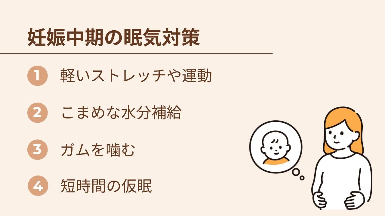 日中に眠気を感じたときに実践したい4つの対策