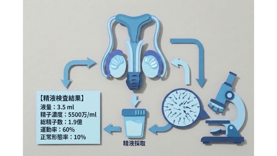 精液検査の流れ