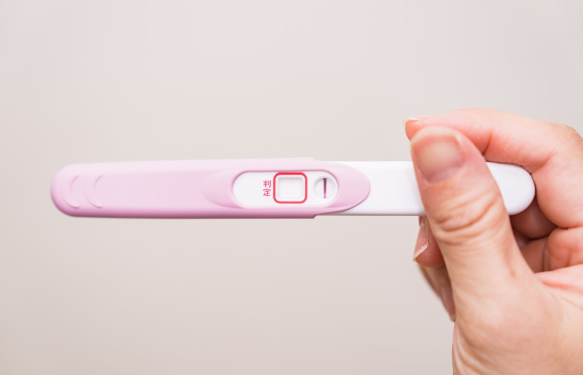 妊娠検査薬の結果