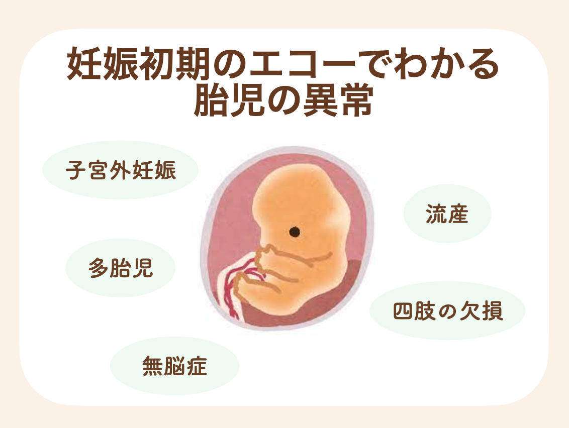 子宮外妊娠、流産、多胎児、体の欠損