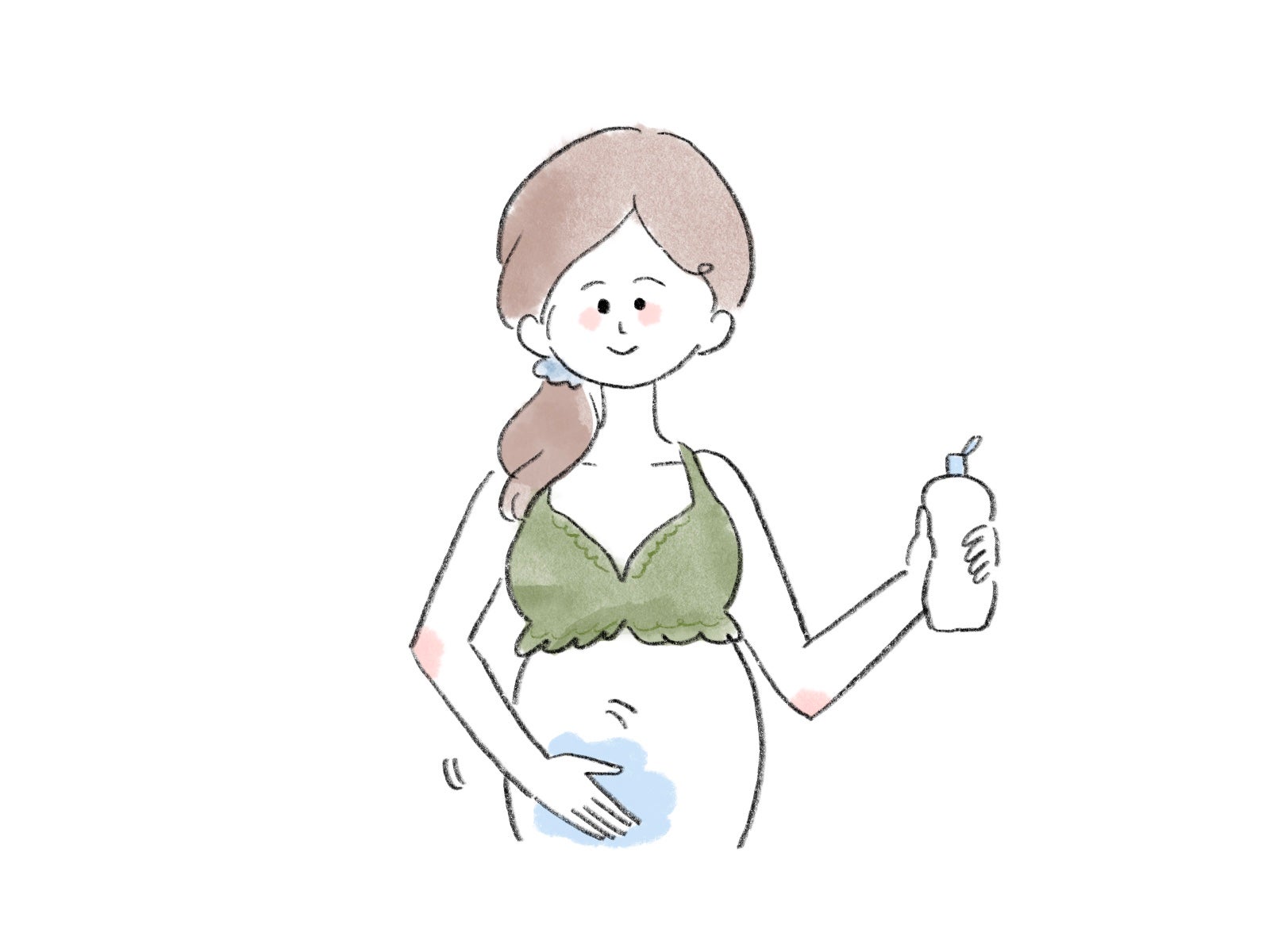 妊娠線予防クリーム「mitera organics」が選ばれる理由：1. 潤い＋弾力のあるお肌を目指せる