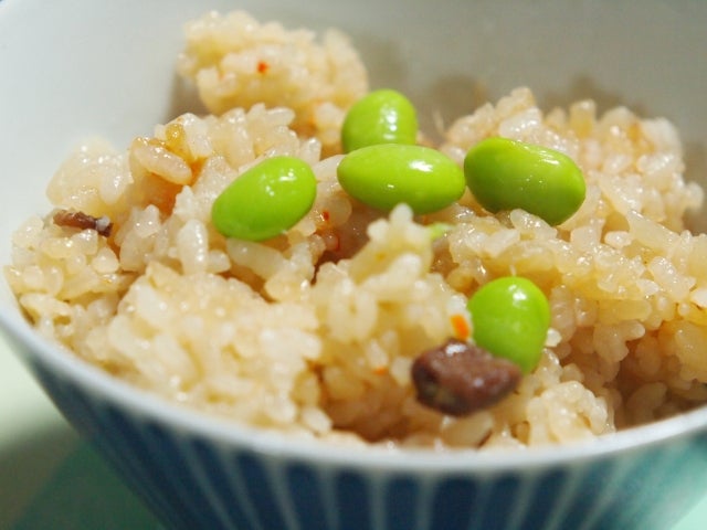 枝豆入り炊き込みご飯