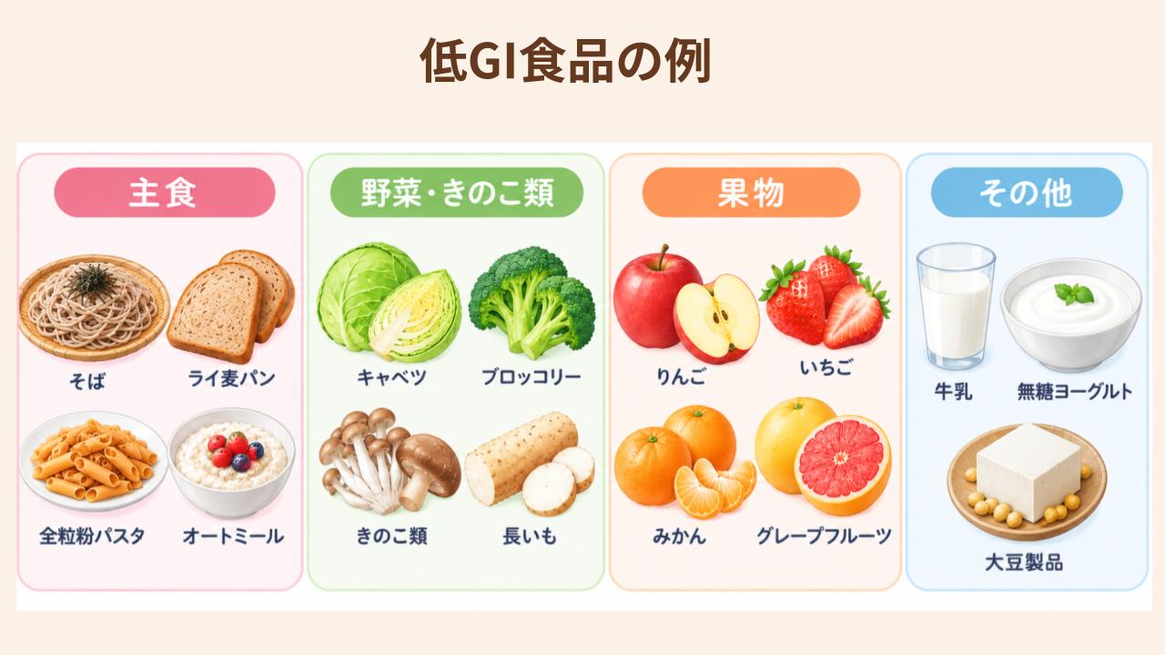 低GI食をとりいれよう