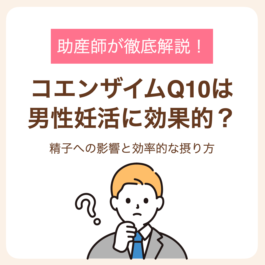 精子への影響と効率的な摂り方を助産師が徹底解説!